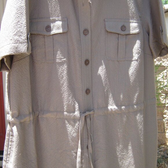 Travel Dress -  Mocha - Light Brown.  Size 16W -  NNW - Picture 6 of 6